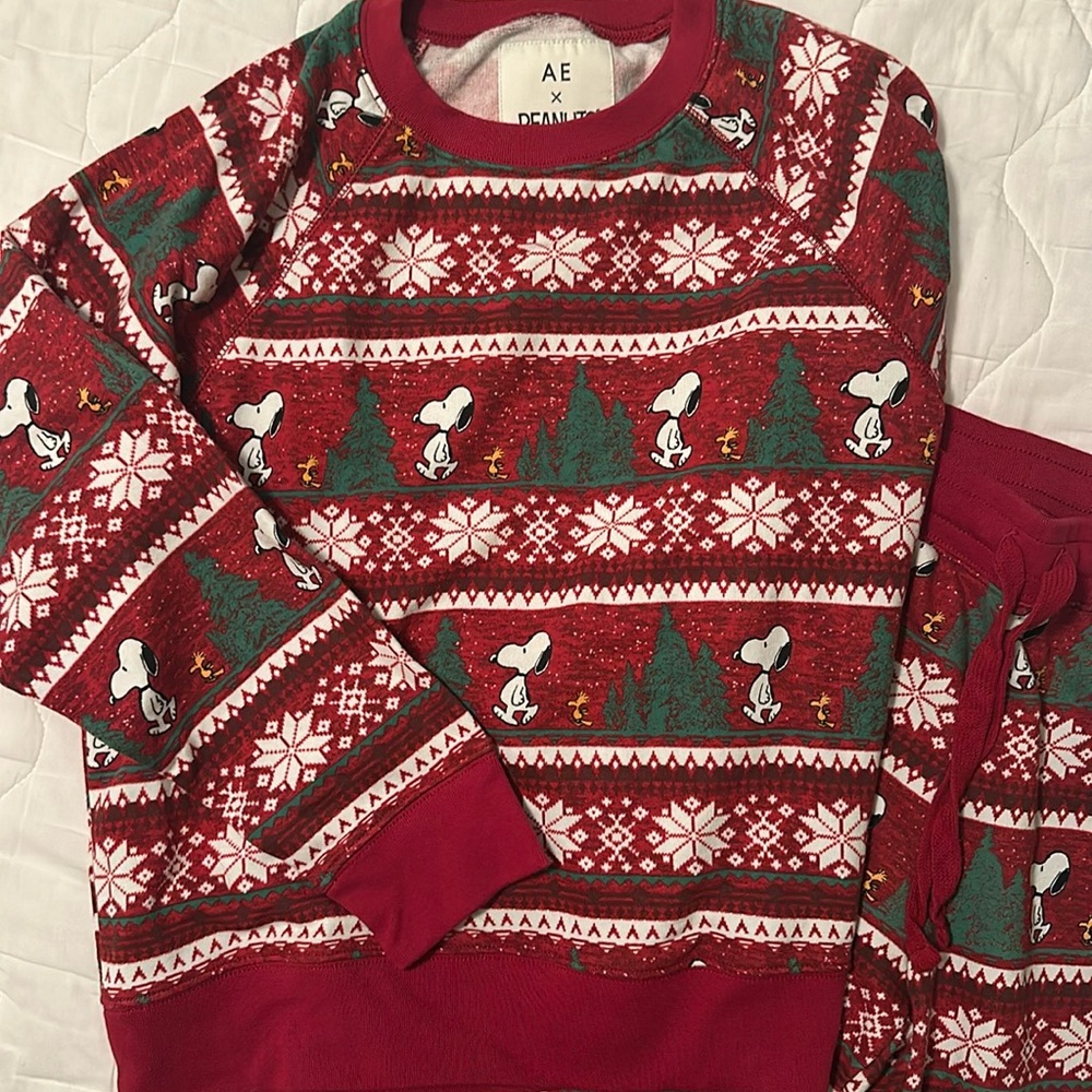 Like new AE Peanuts Pajamas